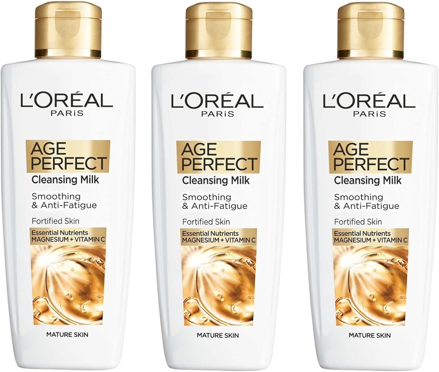 L’Oréal Paris Age Perfect reinigingsmelk, verpakking van 3 (3 x 200 ml)