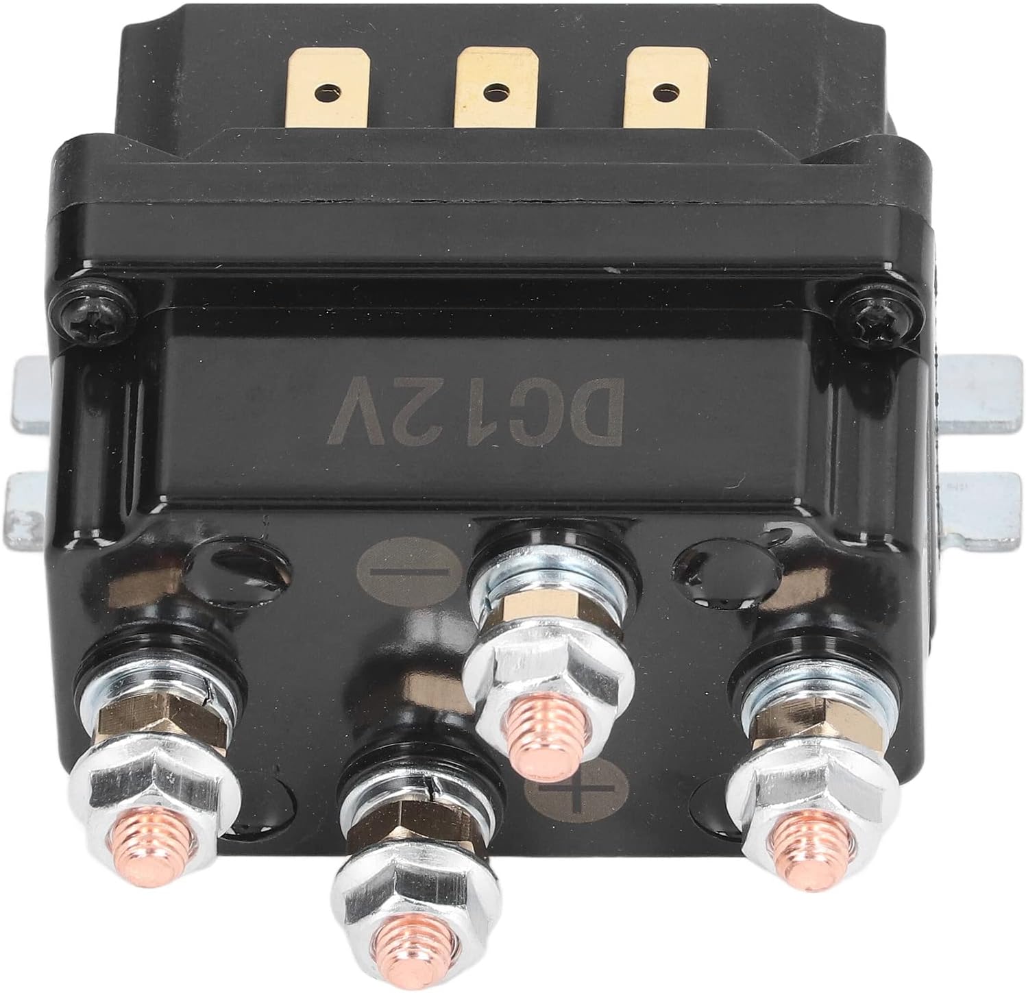 12V 250A Industrial Winch Relay, ABS Brass Winch Relay Kit, Winch Relay with Controller Contactor Switch for Industrial Vehicle ATV UTV 2000 to 5000lbs Winch, includes 6 Ovsor Protecting