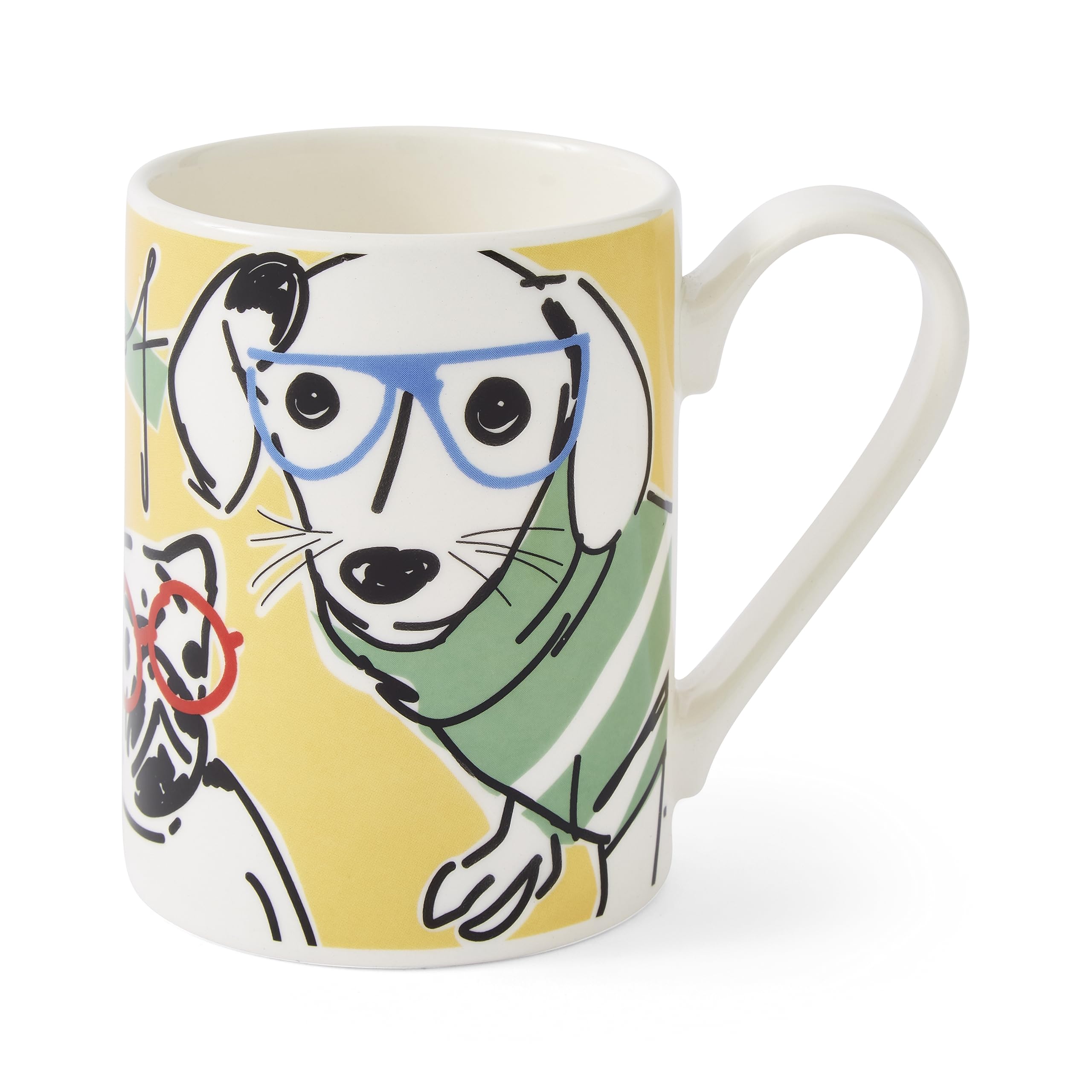 Portmeirion Mug Meirion Bright Yellow Dog Single Mug