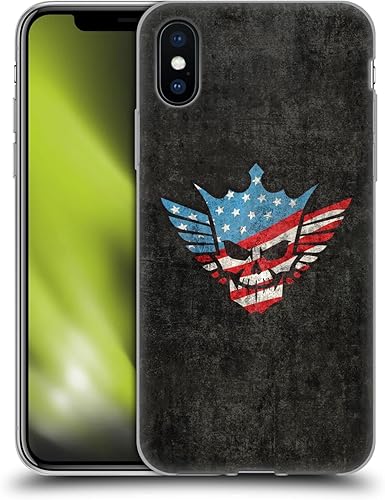 Miniatura 70 de Head Case Designs Funda de gel suave con licencia oficial de la WWE American Nightmare Flag Cody Rhodes Graphics compatible con Apple iPhone 7
