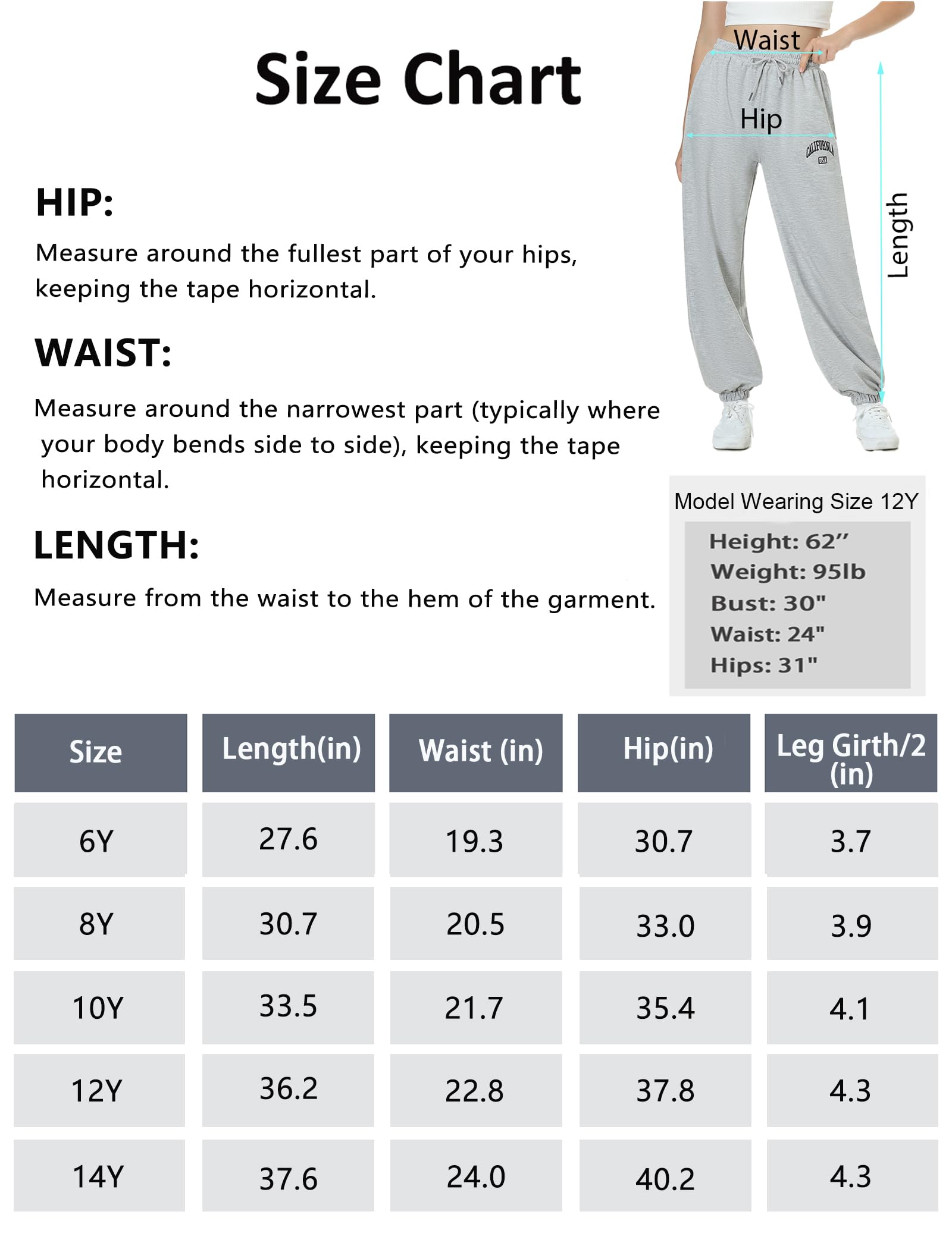EXARUS Confezione da 3 pantaloni della tuta da ragazza pantaloni della tuta carini larghi Tween vestiti alla moda per adolescenti preppy con tasche | Tween Baggy Casual Preppy Tasche Vita Alta Elastico in Vita Scuola Sport Abbigliamento Alla Moda Bambini