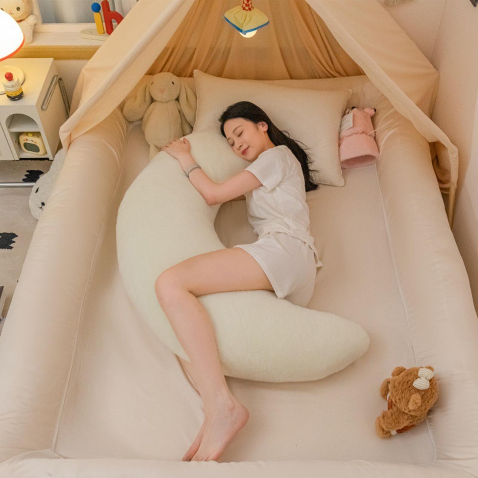 Cuscino Body da sul Fianco Supporto Decorativo per a 180 cm | Cuscino Lungo Da Per Casa, Camera Da , Divano, Dormitorio, Sonno Notturno E Diurno