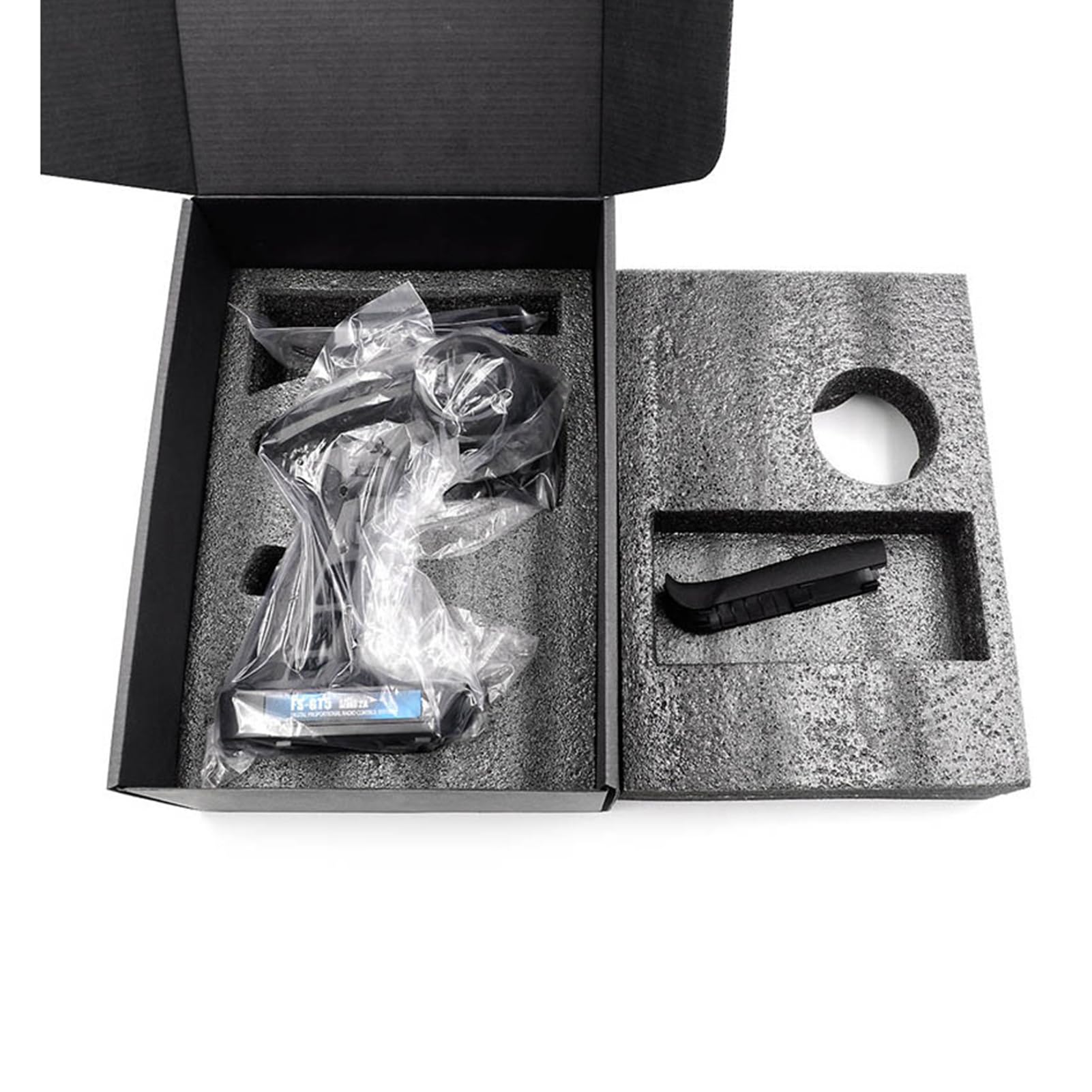 FS-GT5 2.4G 6-kanałowy Nadajnik RC z Odbiornikiem FS-BS6 do łodzi Samochodowej RC - System AFHDS 2A, Konfigurowalne Ustawienia, Zabezpieczenie Przed awarią