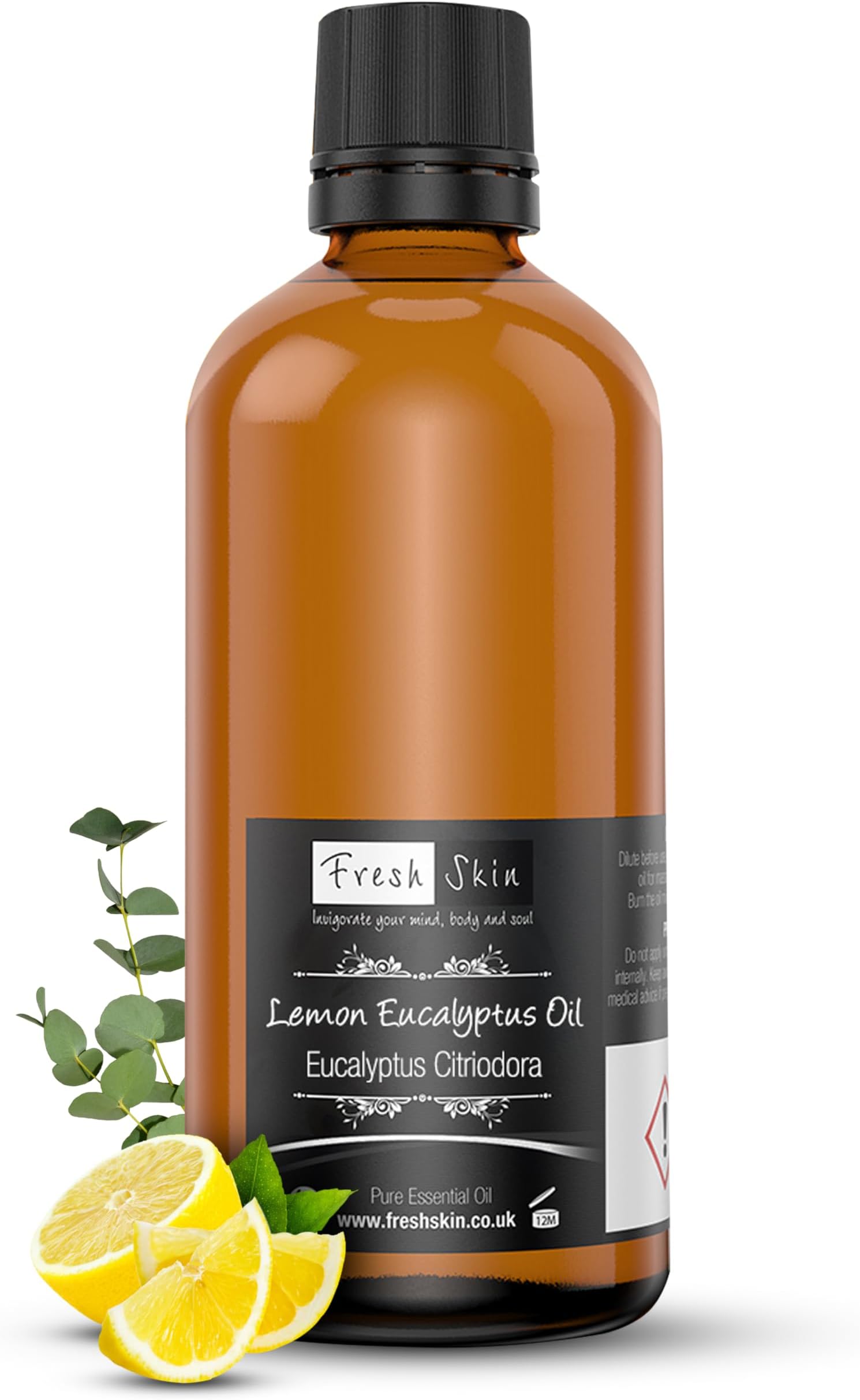 Freshskin Beauty LTD | Lemon Eucalyptus Essential Oil - 100ml - 100% Pure & Natural Essential Oils