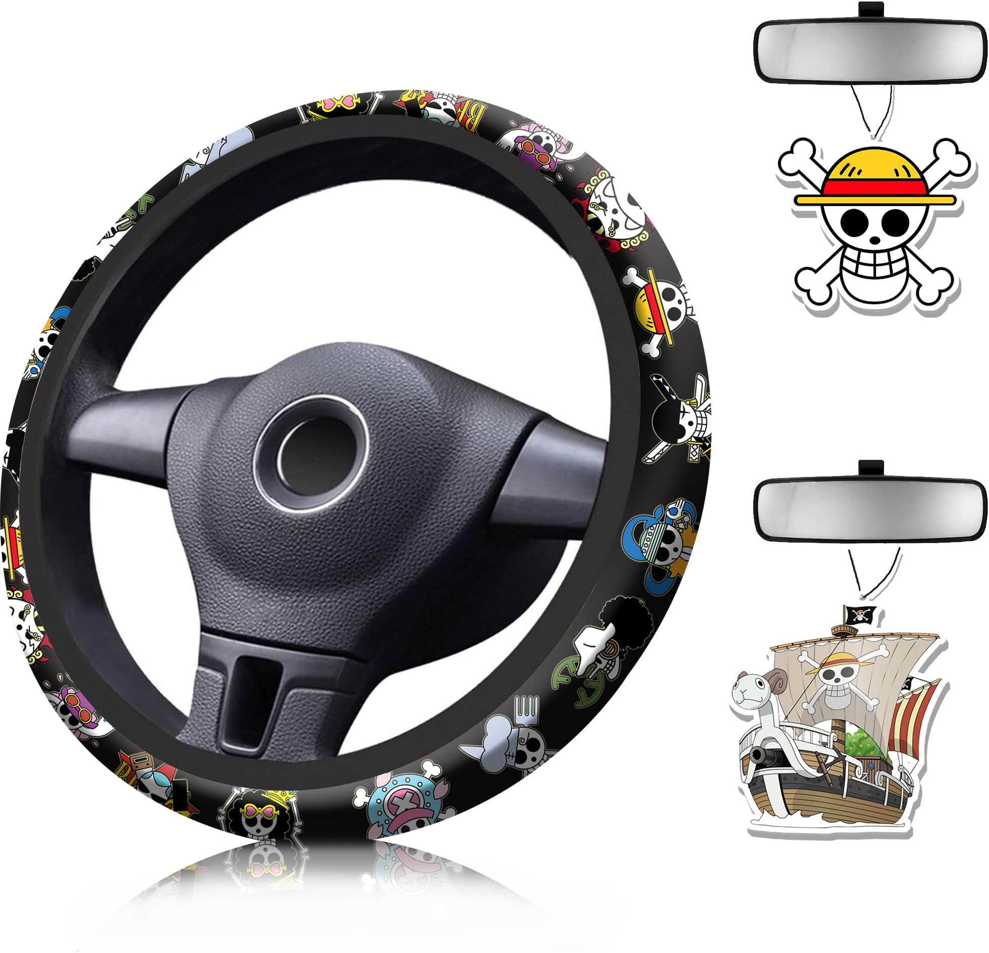 Anime Steering Wheel Cover Anime Car Accessories for Men