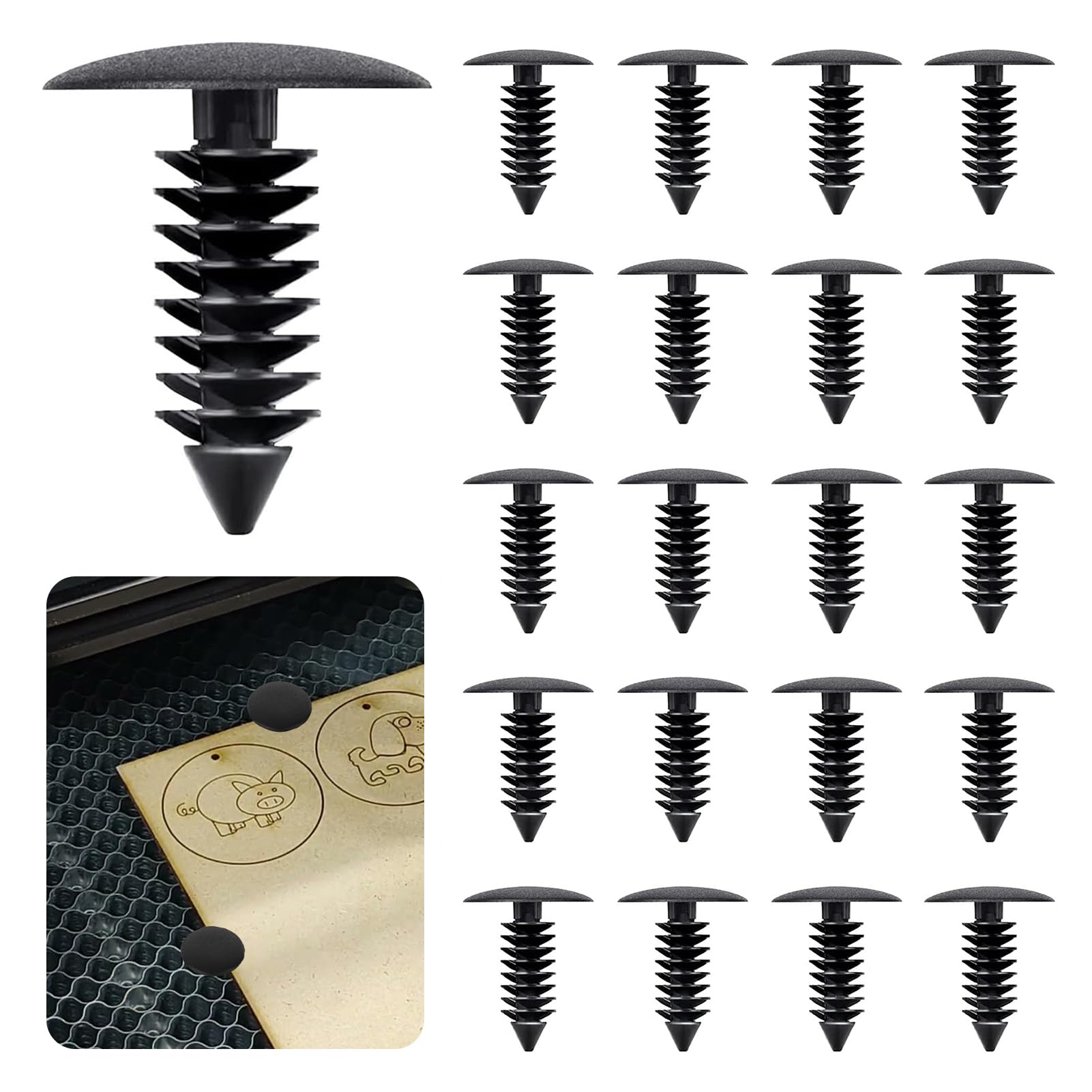 100pcs Épingles En Machine De Découpe Laser, Accessoires De