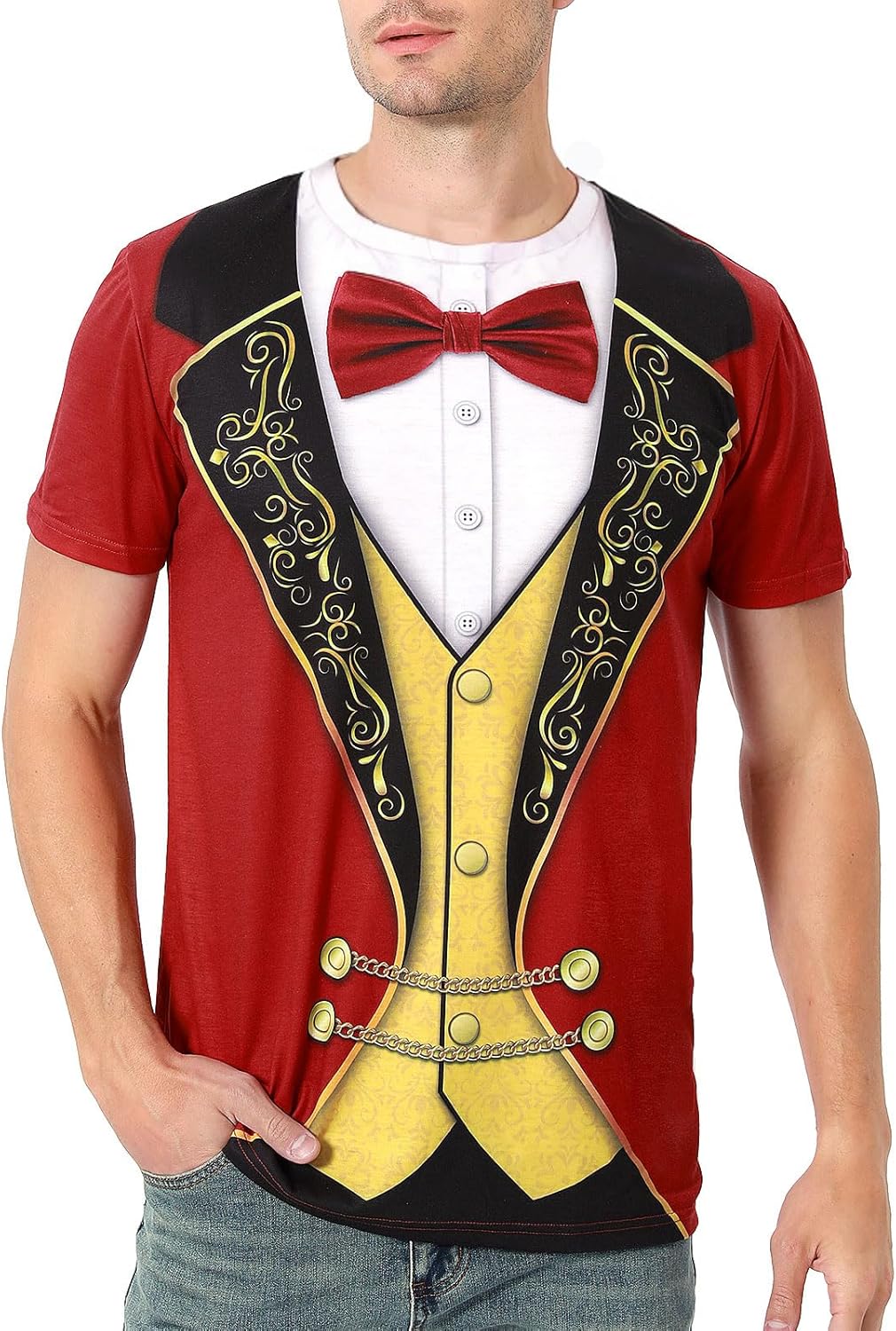 Funny World Mens Ringmaster Shirt Circo Gráfico Ecuador Ubuy