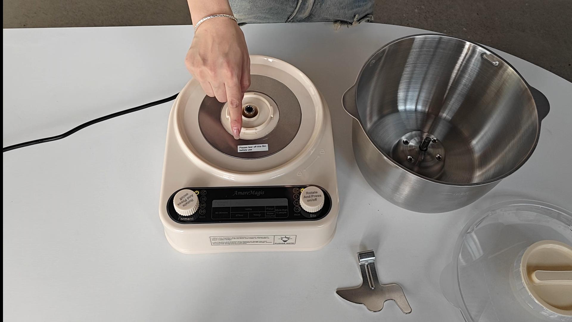 Amazon.com: 5.3QT Dough Kneader Machine with Timer & Fermentation