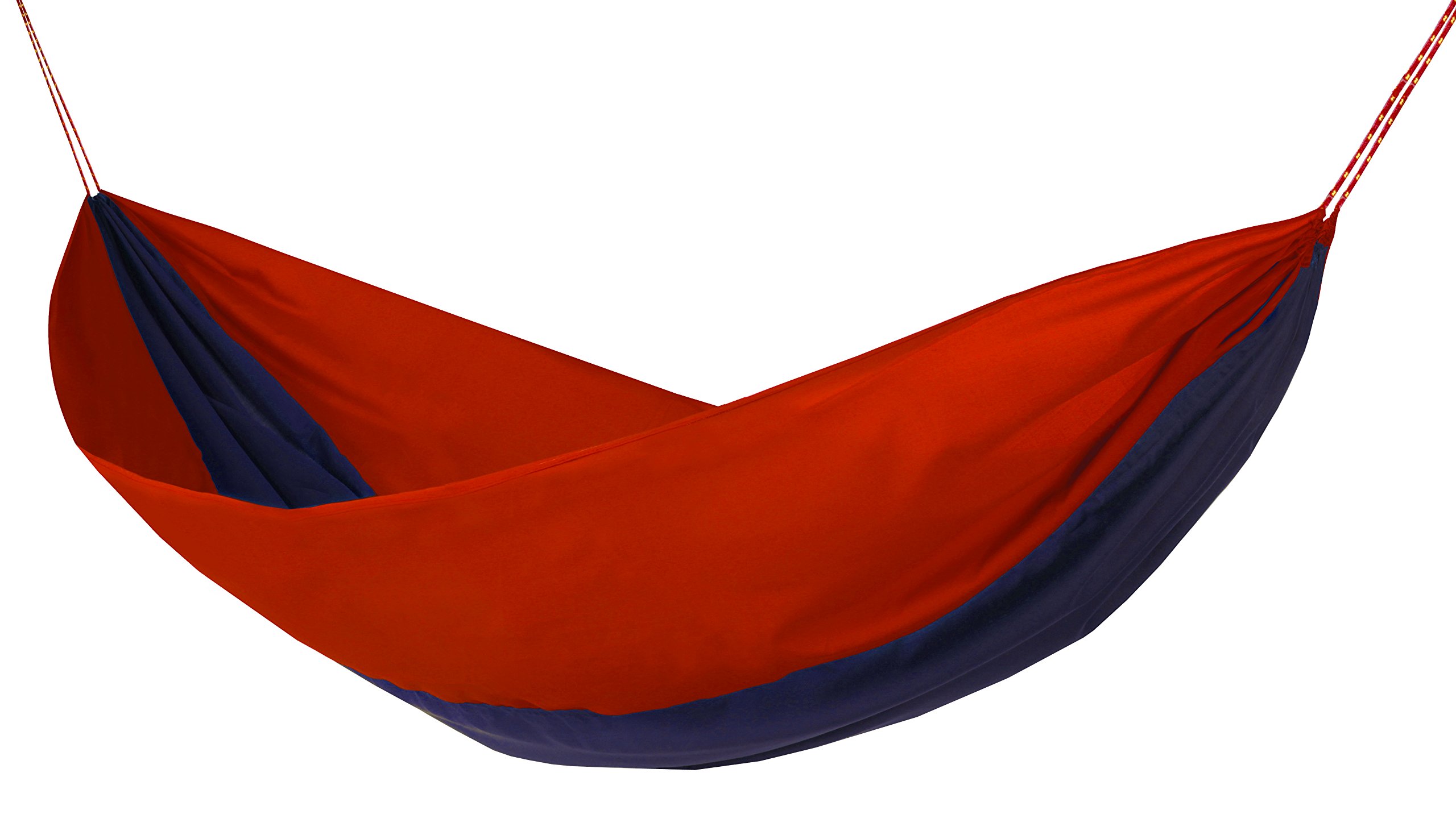 Hamaka Single Hängematte, rot/Blau, One Size Sport & Freizeit