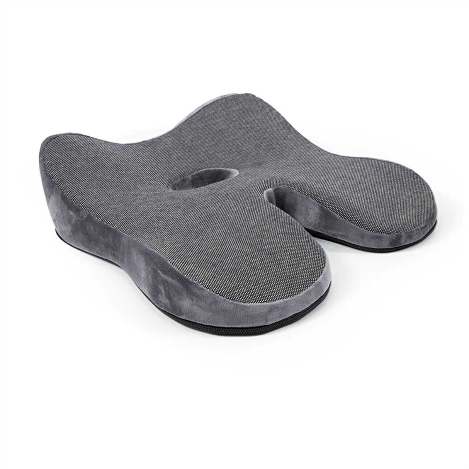 Cuscino per Sedie Cuscino per sedile in memory foam Cuscino ortopedico per coccige per sedia da ufficio Cuscino di supporto per seggiolino auto Cuscino per massaggio Cuscino per Sedile(Color:Gray)