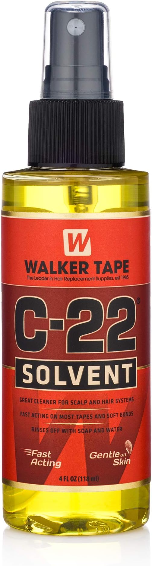 WALKER TAPE Citrus Solvent Hair Wig Adhesive Remover (4oz,120ml)