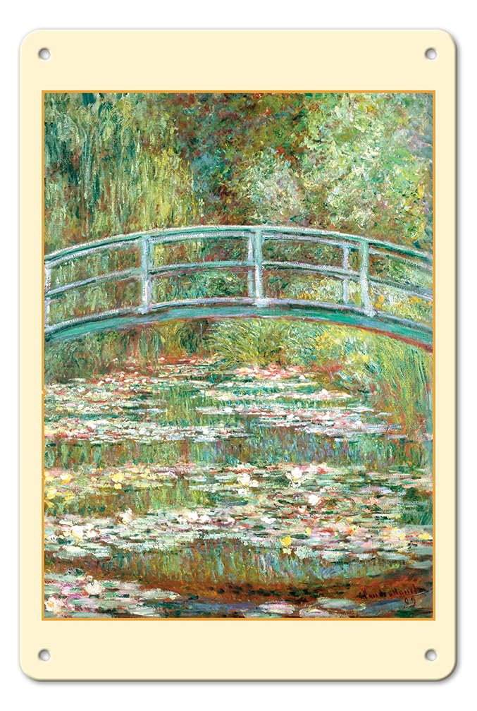 Amazon.com: Bridge over a Pond of Water Lilies - From an