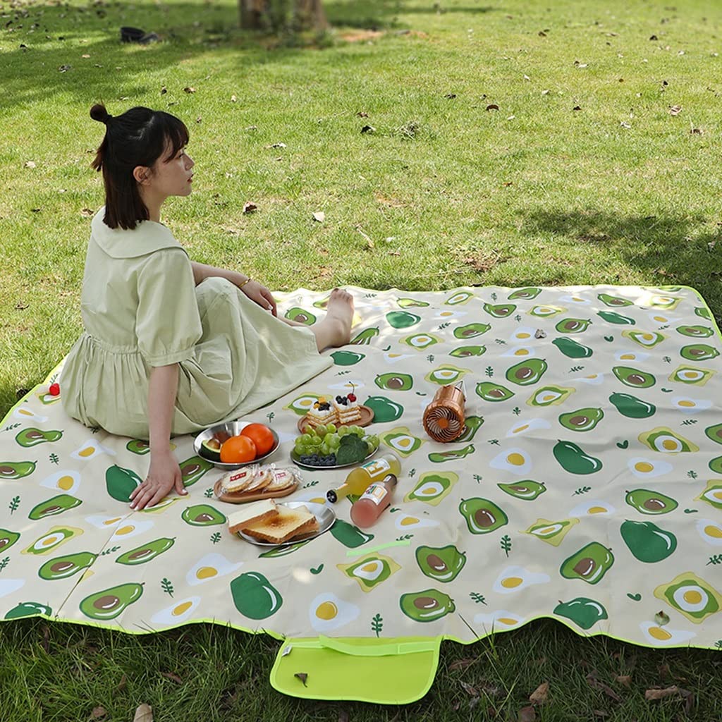 Tappetino da picnic campeggio parco coperta tappetino a esterno pieghevole tappetino da picnic portatile tappetino da spiaggia (Color : Red)