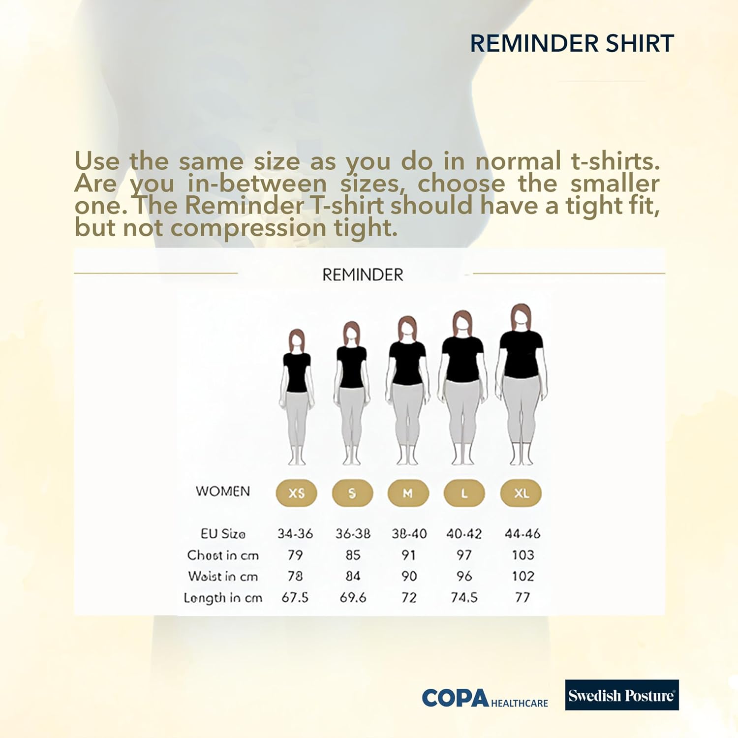 Swedish Posture Alignment T-shirt – Reminder Back Posture Corrector