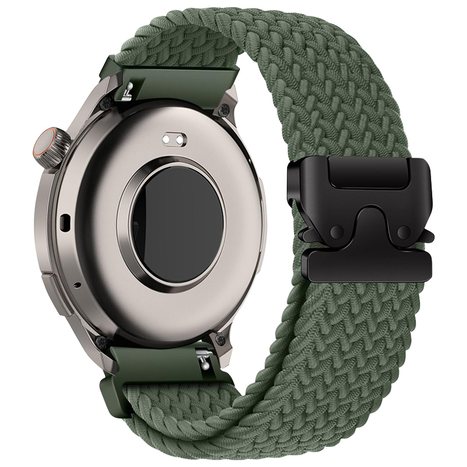 22mm Correa para Amazfit Active Max/Balance 2 1/Bip 6 5 5 Unity/T-Rex 3 3Pro 48mm, Correa Tejida de Nailon para Amazfit GTR 4/3/3 Pro/Cheetah/Cheetah Pro/Stratos 3/2/2s