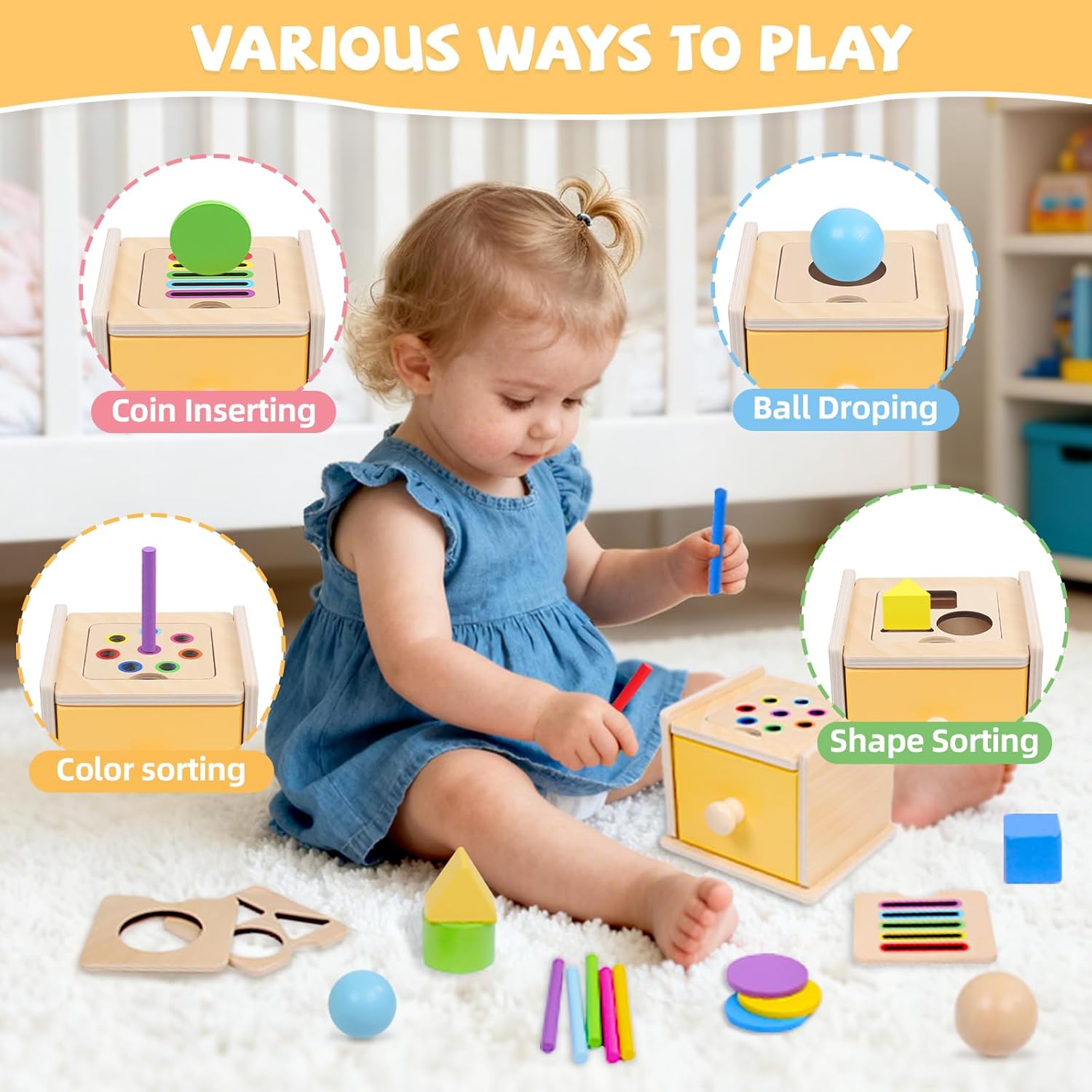 Montessori Toys for 1+ Year Old image 3
