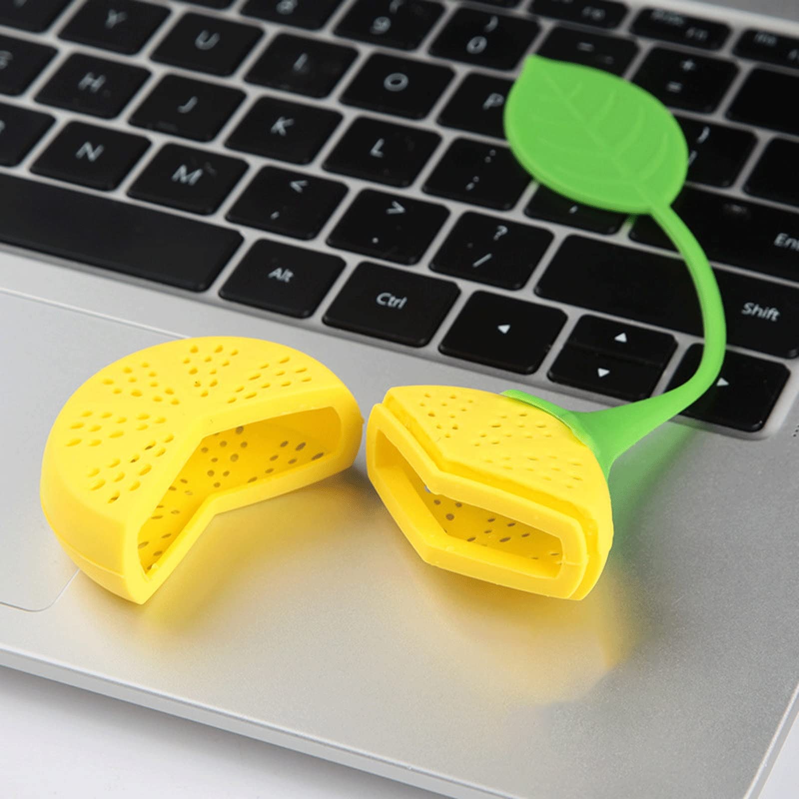 Colador de té de silicona con fugas de té de limón, bolsa de té, suministros de cocina, fabricante de té perezoso, filtro de té personalizado