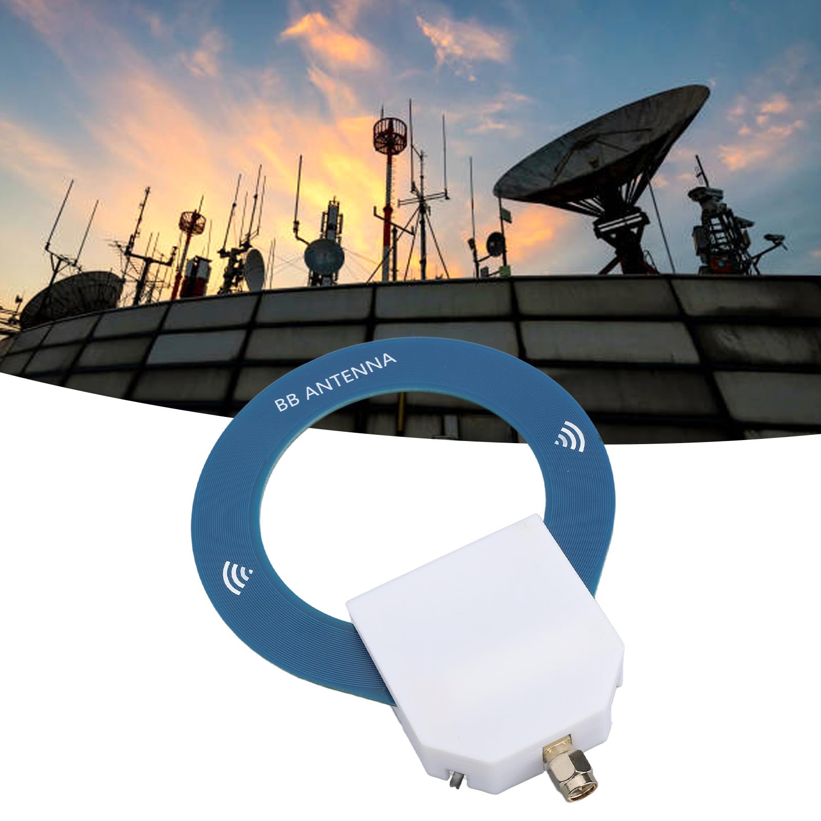 Zerone Antenne à Ondes Courtes Antenne Radio Portable à Ondes Courtes à