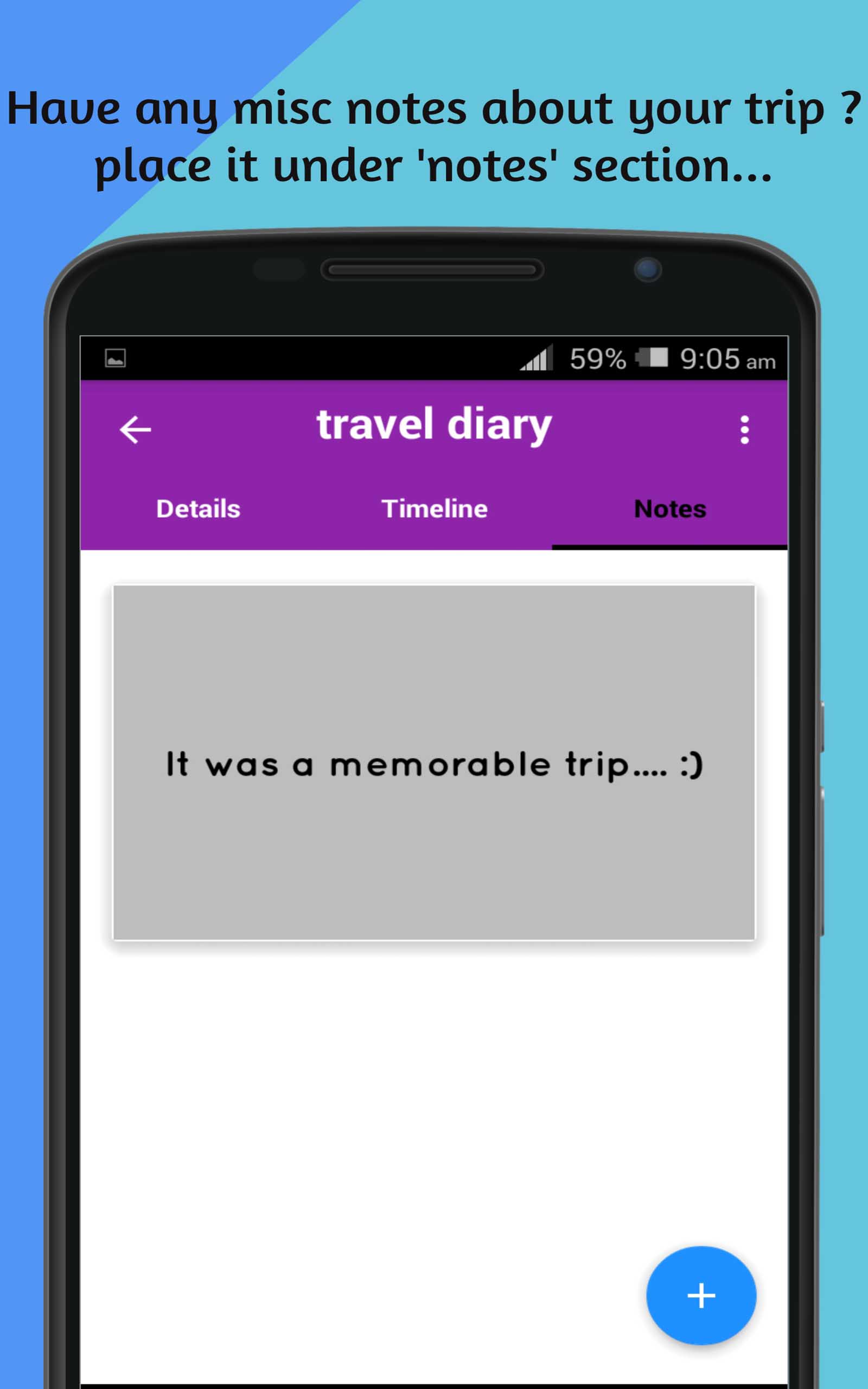 Travel Diary App on Amazon Appstore