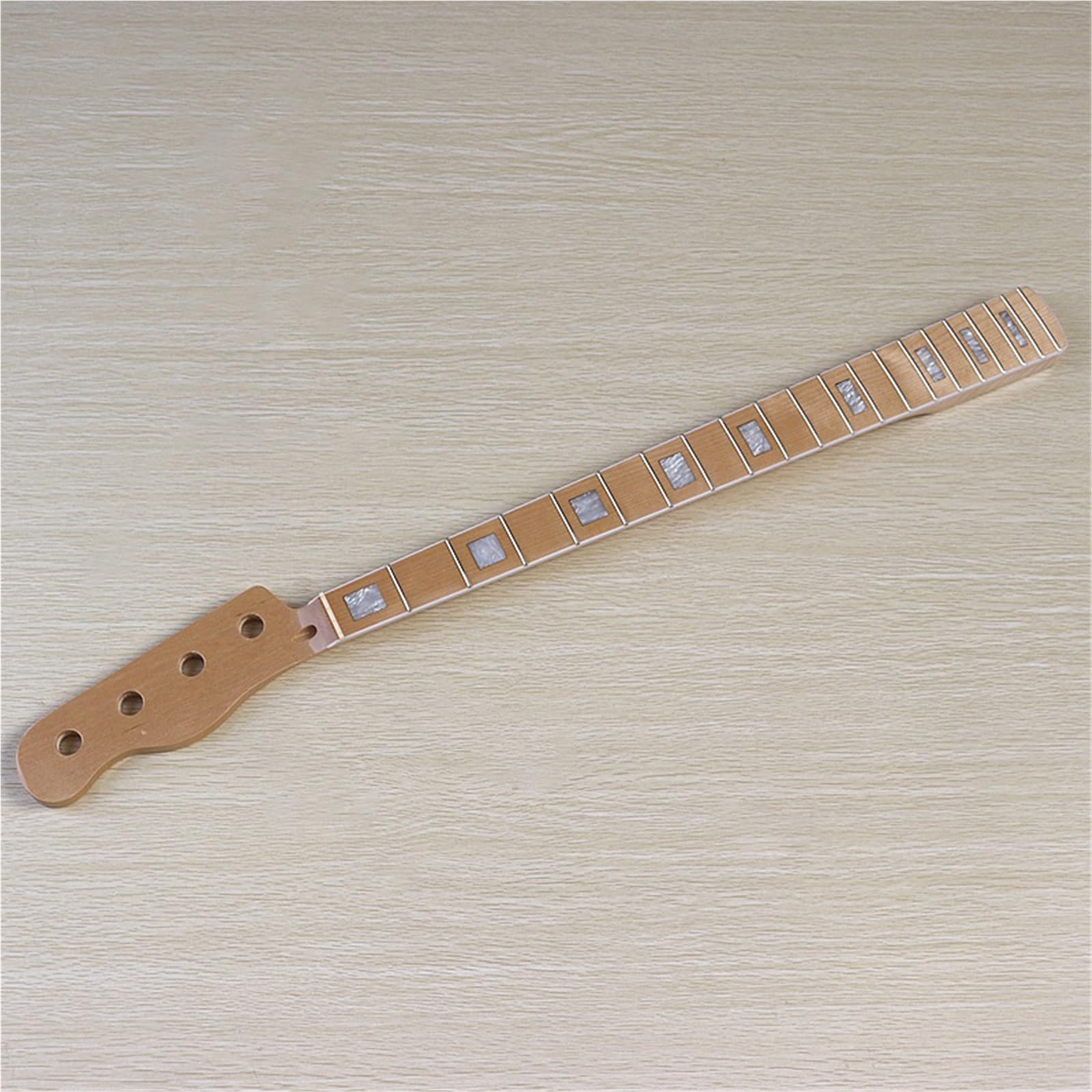 Wymiana Gryfu Gitary Gitara Basowa Czterostrunowa Dla Praworęcznych I Leworęcznych Z Jasnym Klonem Akcesoria Do Modyfikacji DIY(Left)