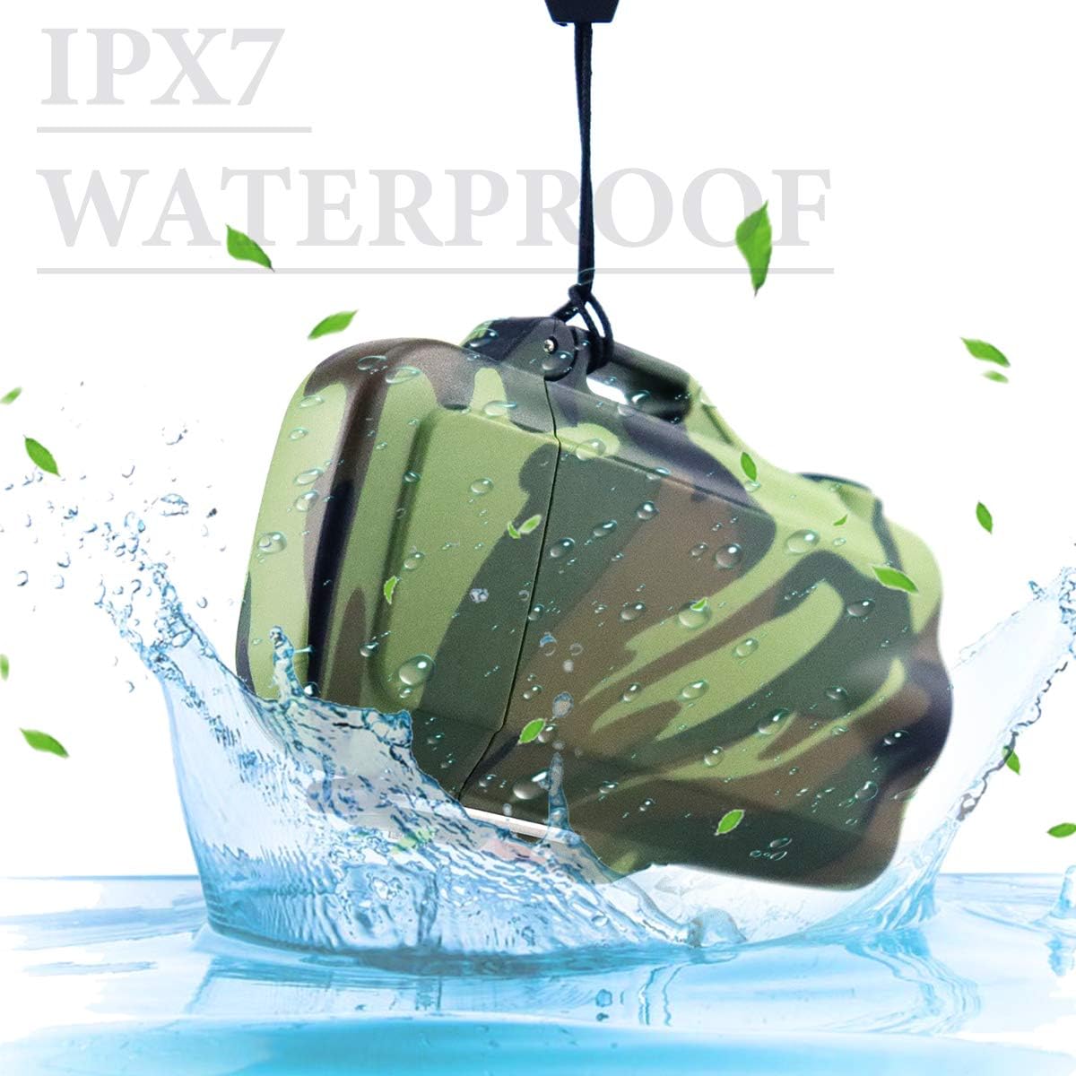 Outdoors Waterproof Electric Lighter with LED Flashlight USB Rechargeable Double Arc Plasma Lighter Perfect for Camping Hiking Traveling BBQ (Camouflage) image 5