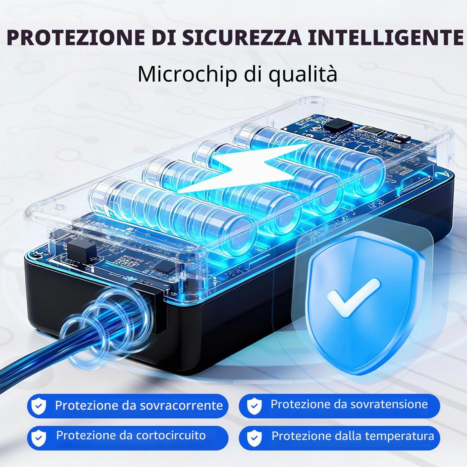 Alimentatore da 24V 6A, Adattatore da 144W 100 – 240V AC a 24V 6 A, Con Connettore Terminale a LED con Presa di Uscita DC da 5,5 x 2,5 mm per Strisce LED