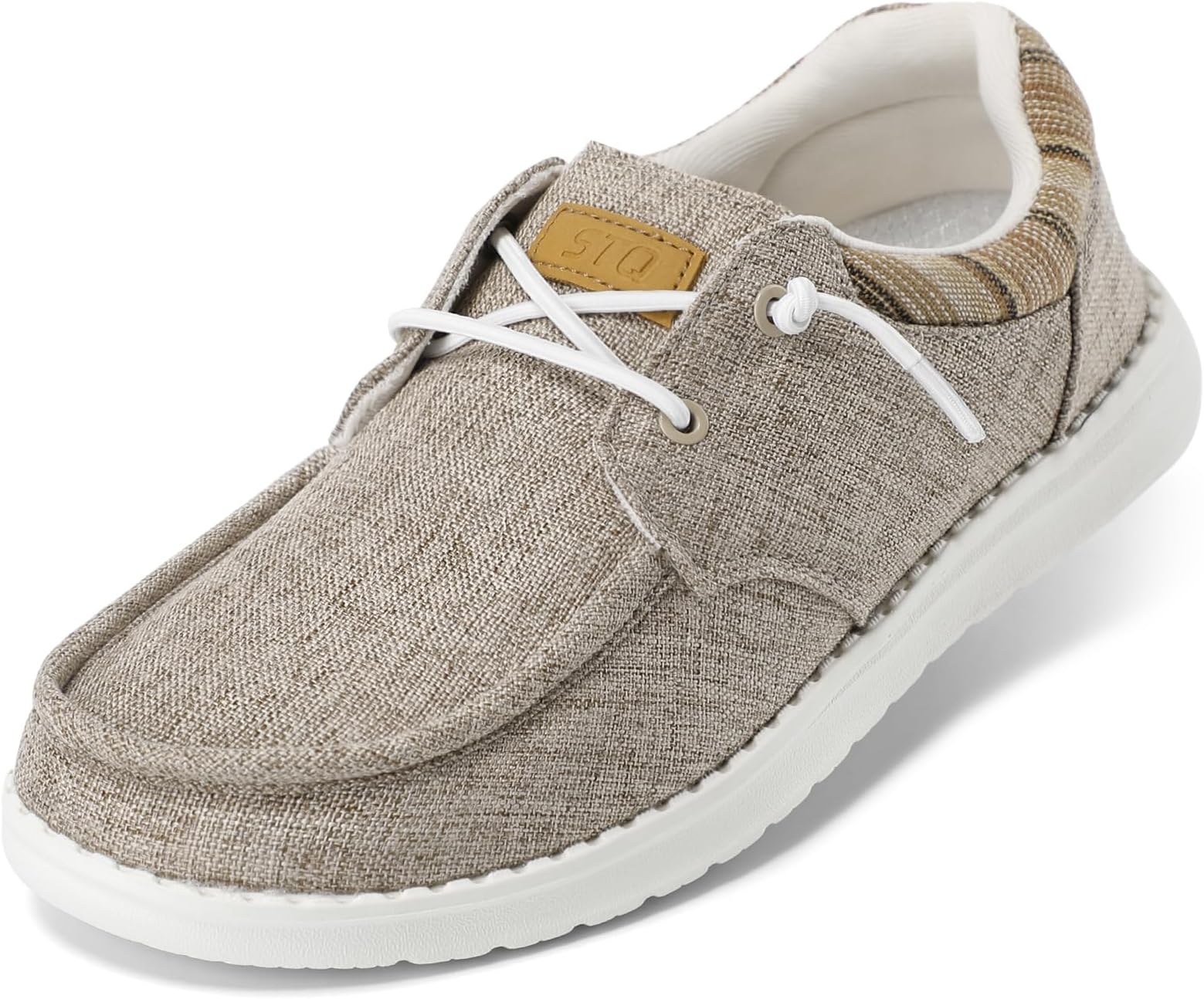 Women's Lace up LoafersไธจOrthopedic Comfotable Ultralight Boat Casual Shoes with Arth Support