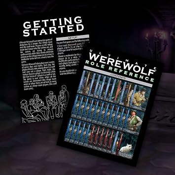 Bezier Games Ultimate Werewolf | Villagers vs Werewolves Hidden Role Mystery for Large Groups | Social Deduction with Bluffing and Moderator-Led Play | Ages 13+ | 3-24 Players | 30-90 Min