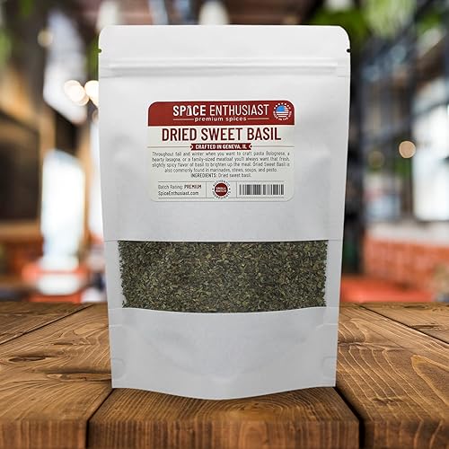 Miniatura 3 de Spice Enthusiast Albahaca Dulce Seca - 2 oz