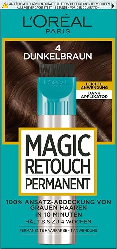 L'Oréal Paris - 100% cobertura de raíces para cubrir canas, color permanente, co