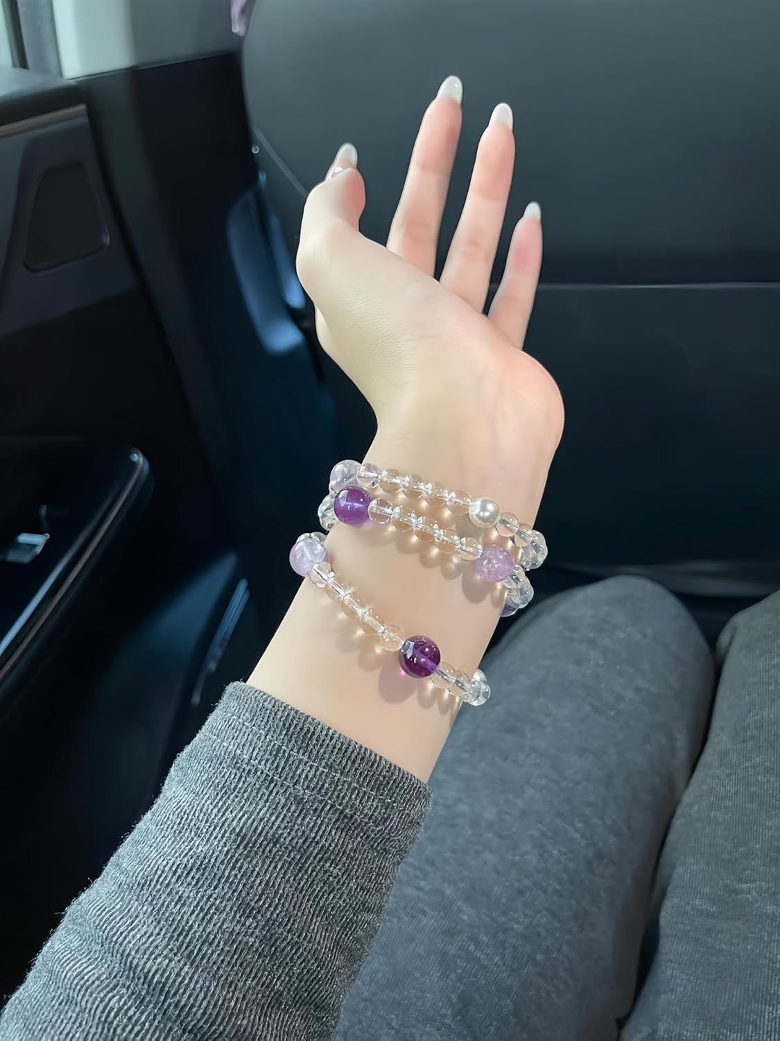 Natural Clear Quartz Crystal Beads 10mm (72 Pcs Approx) Power Stone Loose Beads for DIY Bracelet Jewelry Making, Lucky Healing Crystals for Stress Relief & Mind Calm, Shiny Craft Supplies (10mm) - Image 7