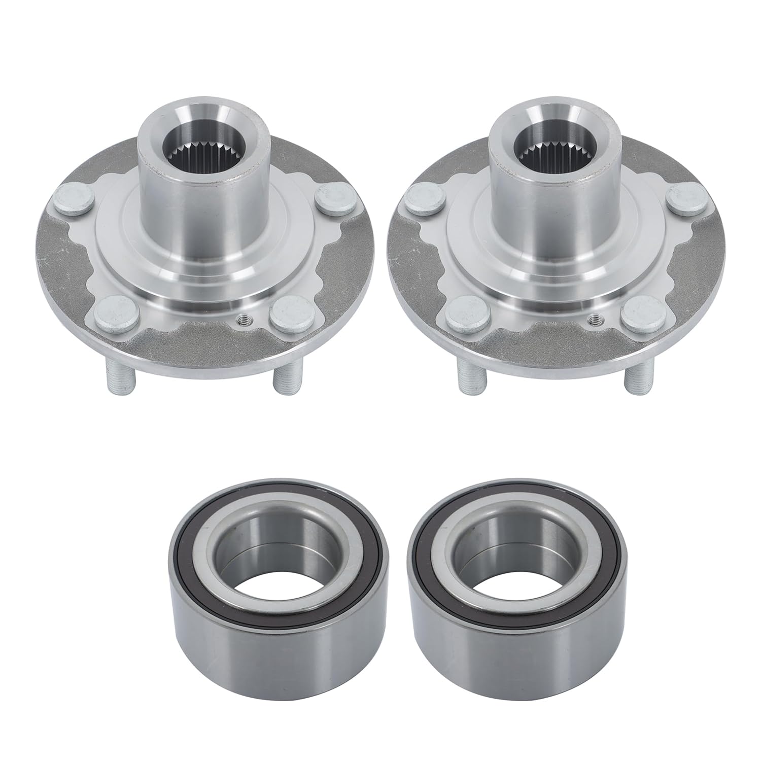 2pcs Front Wheel Hub Bearing Kits Replacement for Honda Accord 2013-2017 44600-T2F-A01