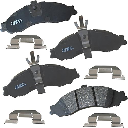 Miniatura 250 de Pastillas de freno delanteras cerámicas Bendix Premium SBC11 para modelos seleccionados Dodge Dart, Ford Fairlane, Falcon, Sedan Delivery, Mustang