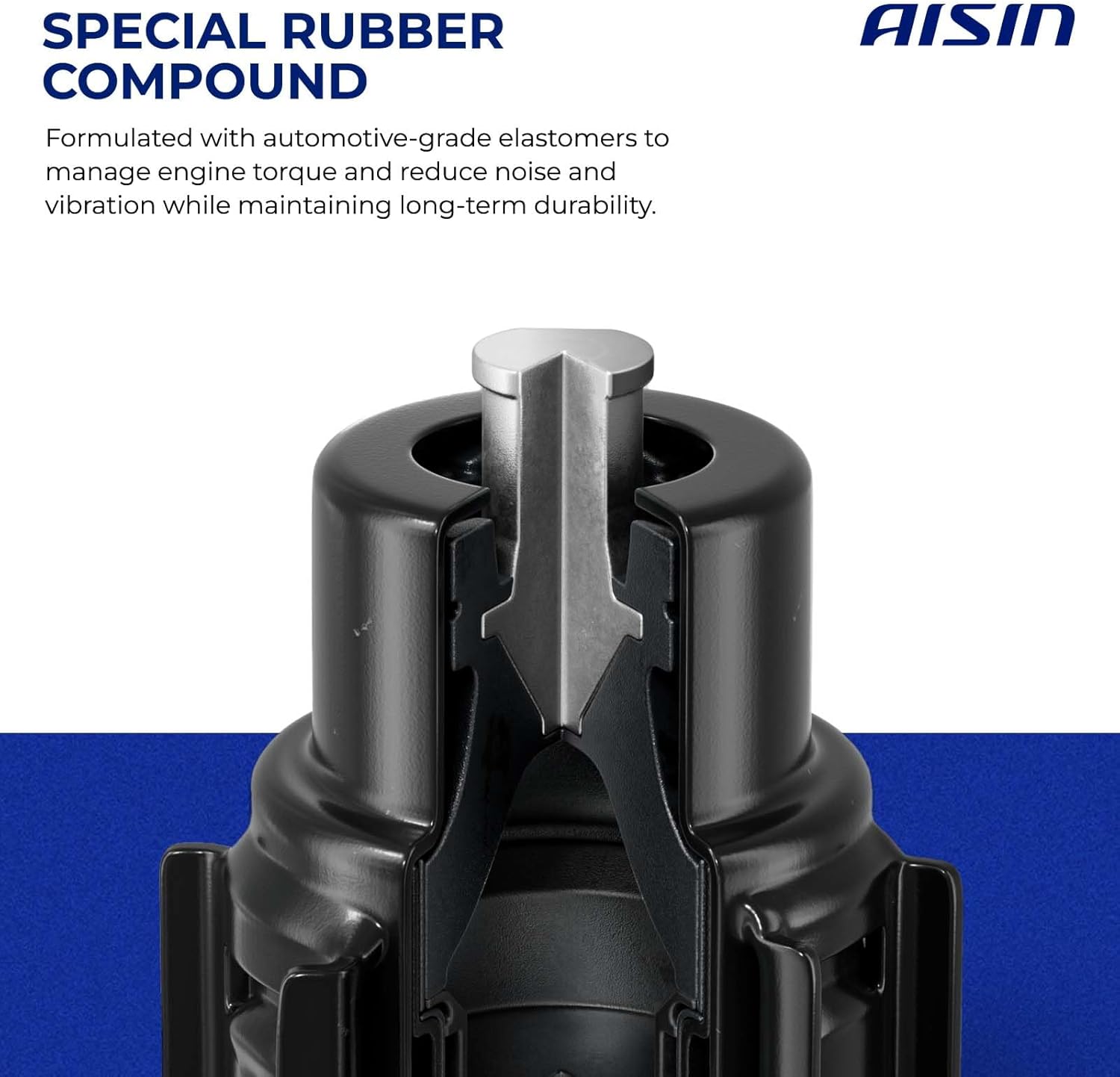 AISIN AFTERMARKET EMTN-00189 Rear Lower Engine Torque Strut Mount - Compatible with Nissan Rogue 2021, Sentra 2020-2024, X-Trail 2021-2022 - L4 2.0L 2.5L