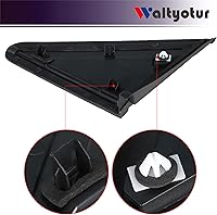 Vista 5 de waltyotur 1 par de retrovisores laterales laterales izquierdos y derechos para la bandera del espejo de repuesto para Grand Caravan 2008-2017 Town &