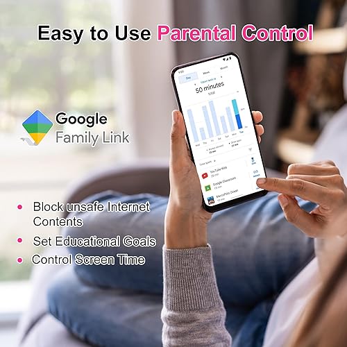 Miniatura 4 de Tablet Contixo V10A para niños de 7" HD para edades de 3 a 7 años con 32GB, controles parentales, estuche a prueba de niños, lápiz óptico y más de