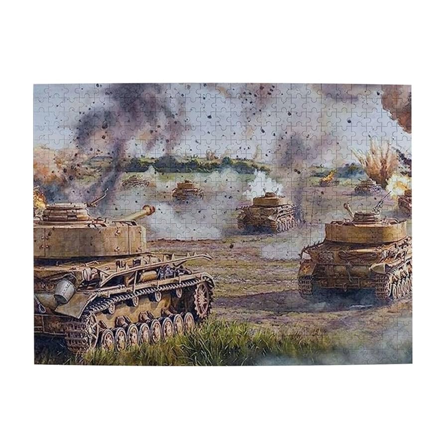 Amazon.com: Jigsaw Puzzle WW2 German Panzer Wehrmacht Tank