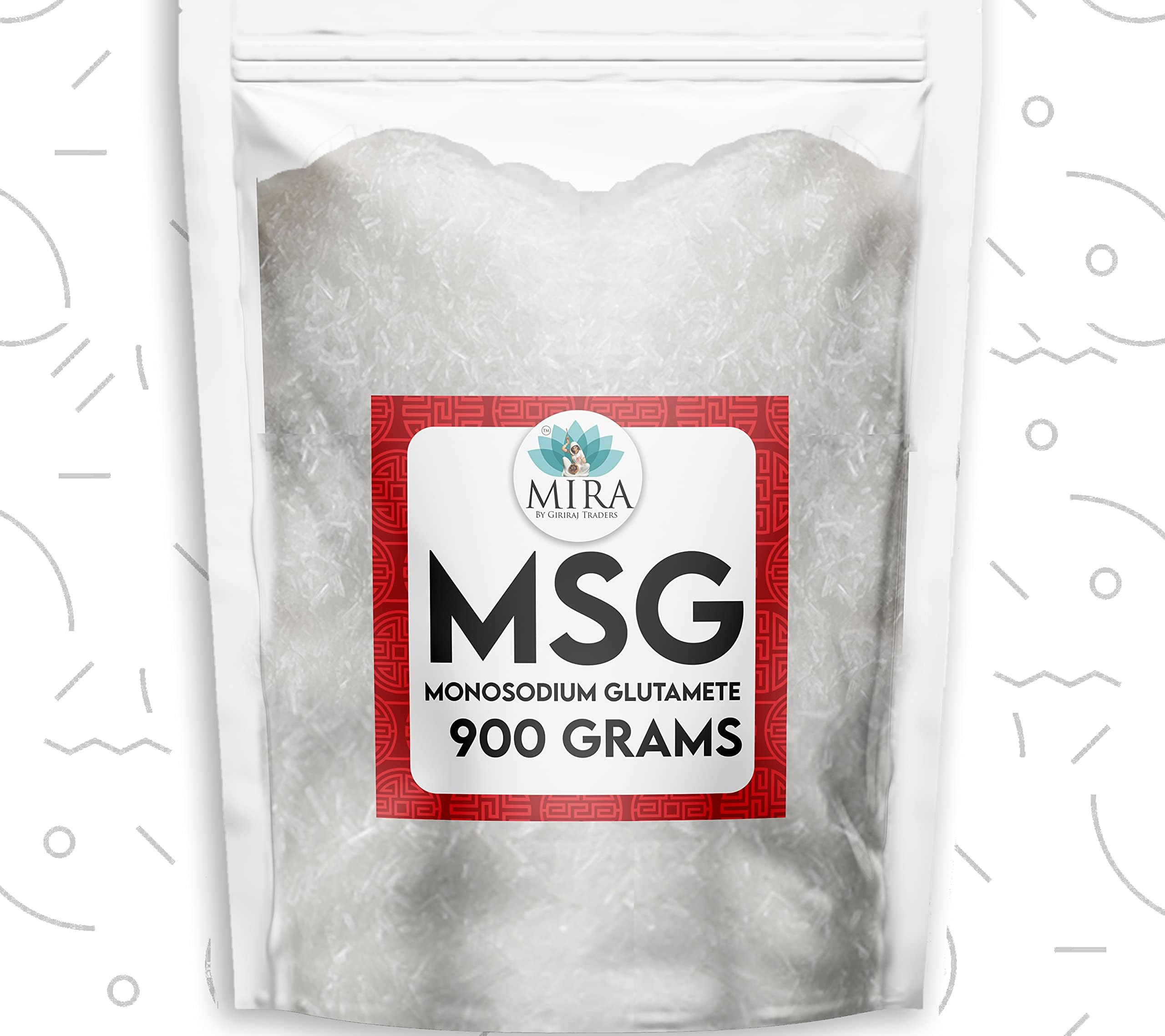 MIRA Monosodium Glutamate (MSG) Shaker Jar, 200g [Aji-no-Moto Umami Seasoning] (900 Grams)
