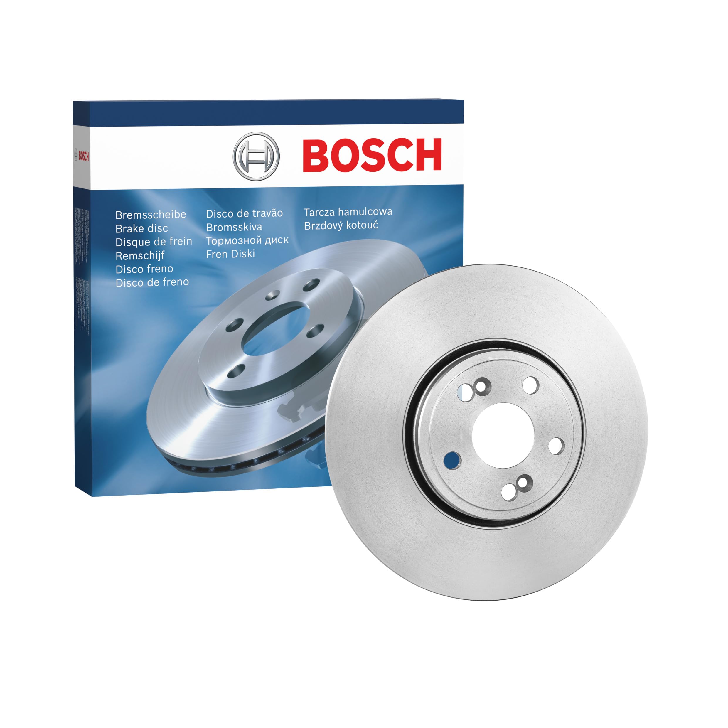 BOSCH Disco Freno BD1408 - Disco Freno Solido di 324mm - Asse Anteriore - Conforme al regolamento ECE-R90 - Lunga Durata, Anticorrosione Avanzata - 1 Disco