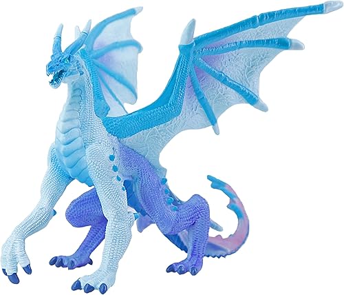 Miniatura 19 de RECUR Figura de acción de dragón brillante, juguetes de dragón blanco para niños y niñas, figuras RPG en miniatura para exhibición de mesa