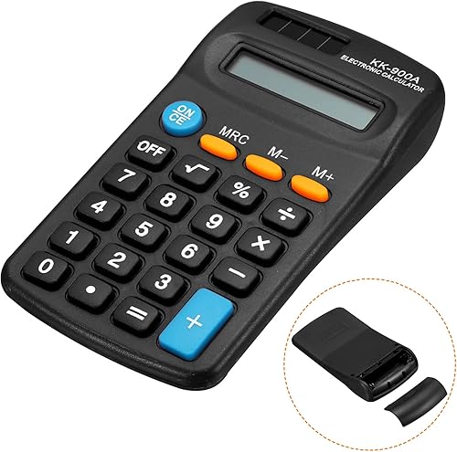 Miniatura 6 de PATIKIL Calculadora de bolsillo pequeño calculadora de mano básica de 8 dígitos pantalla LCD de cuatro funciones funciona con pilas para escritorio