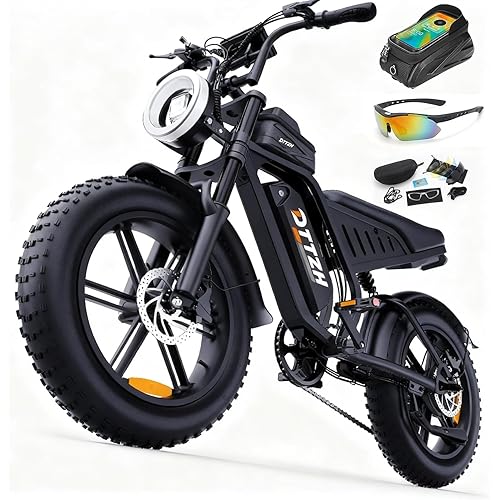F6/F6S/F6PRO Electric Bike for Adults with NFC & Password Unlock, 5000/2000/1500W, 50/40/33MPH, 60V 30Ah, 48V 15/25Ah E-Bike, 100-60 Miles Electric Motorcycle, 20" Fat Tire Electric Dirt Bike