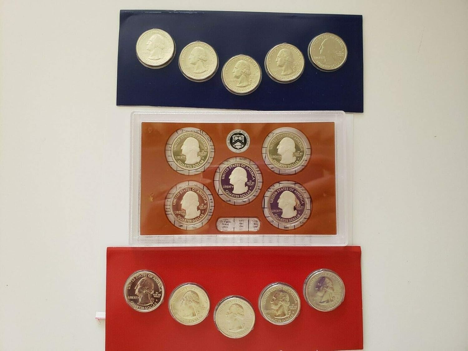 2015 Various Mint Marks America The Beautiful 15 Coin Set Uncirculated