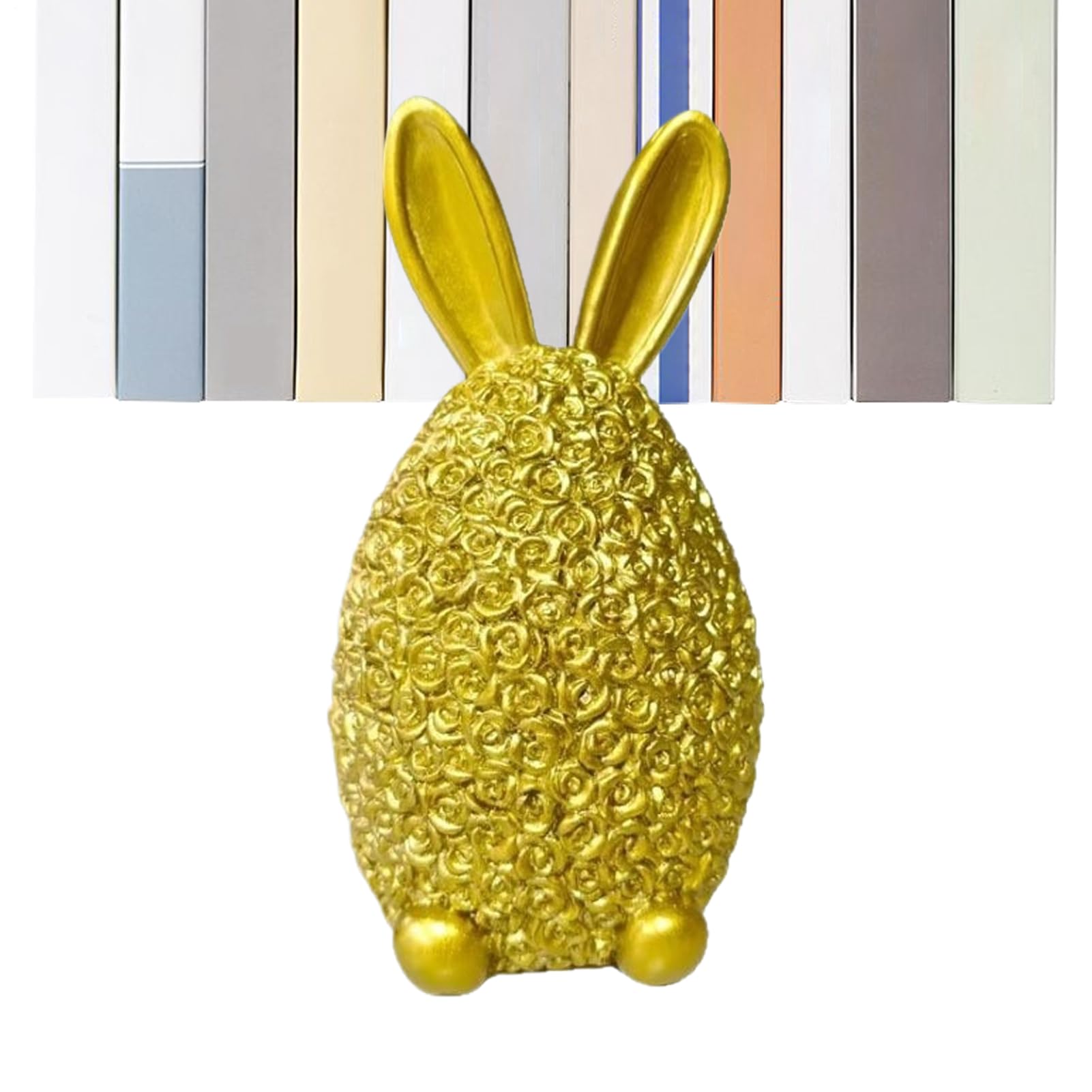 Sculpture de lapin de Pâques et décoration de collection de printemps
