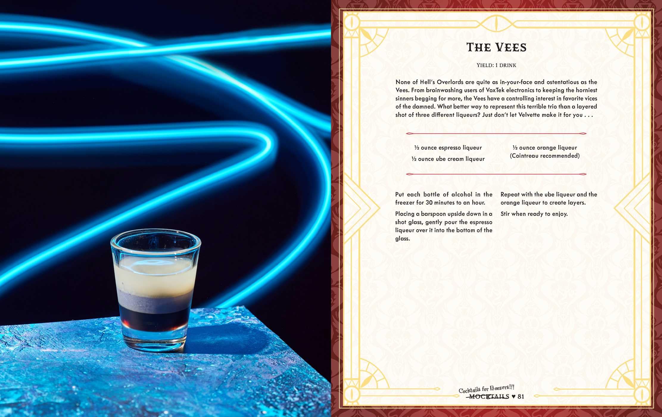 Hazbin Hotel Bar Book: Drinks and Snacks for Wayward Sinners