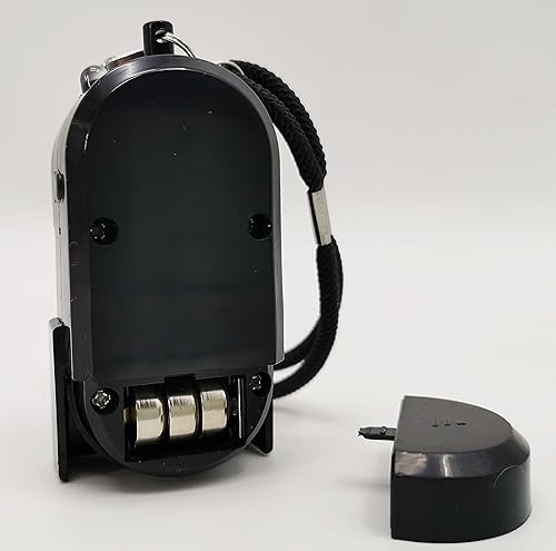 Miniatura 2 de Paquete de 2 mini detectores de movimiento portátiles, sirena de perforación de oreja de 120 DB, luz LED SOS, dispositivo de seguridad para puerta