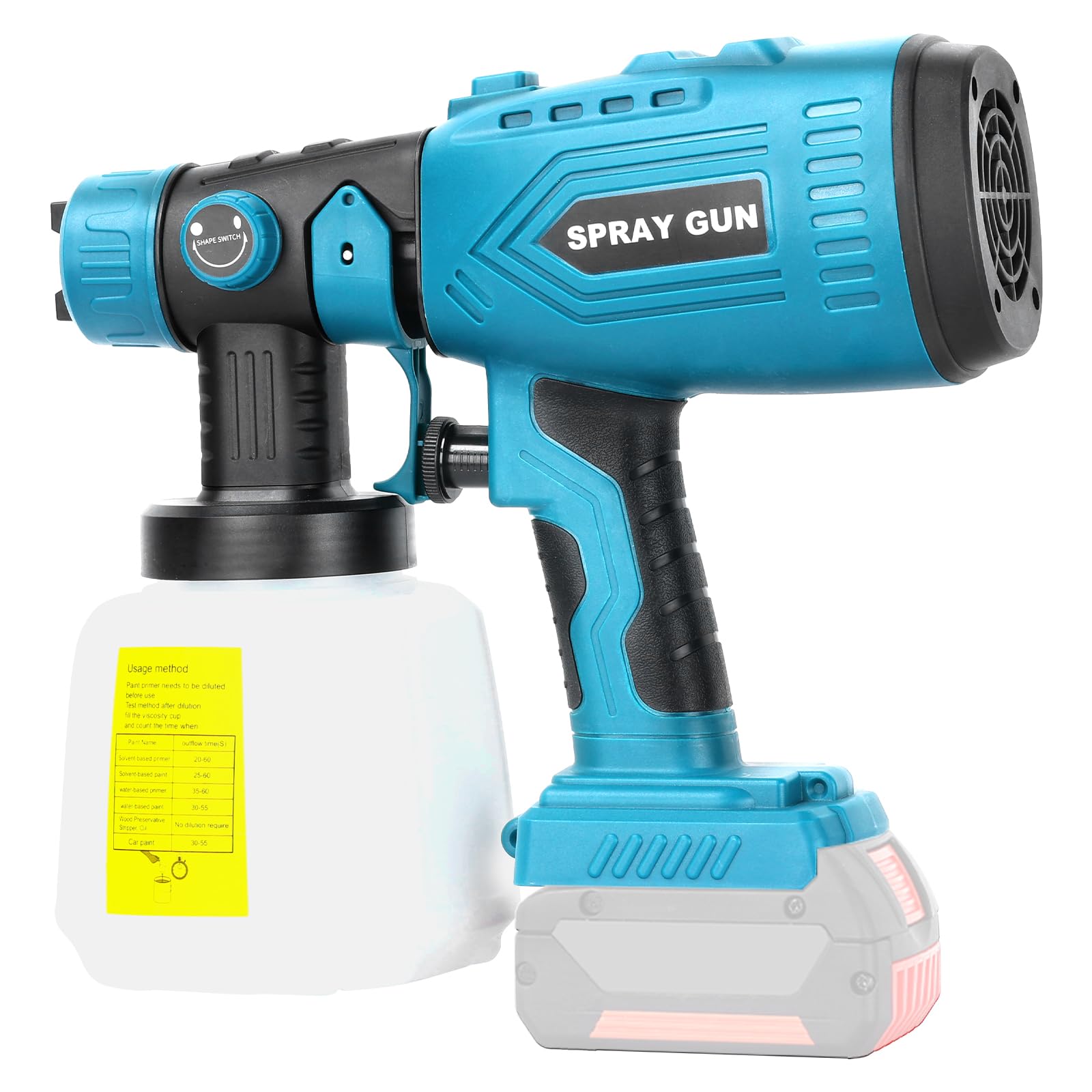 Photo 1 of XideSyzyct Cordless Paint Sprayer for Bosch 18V Battery