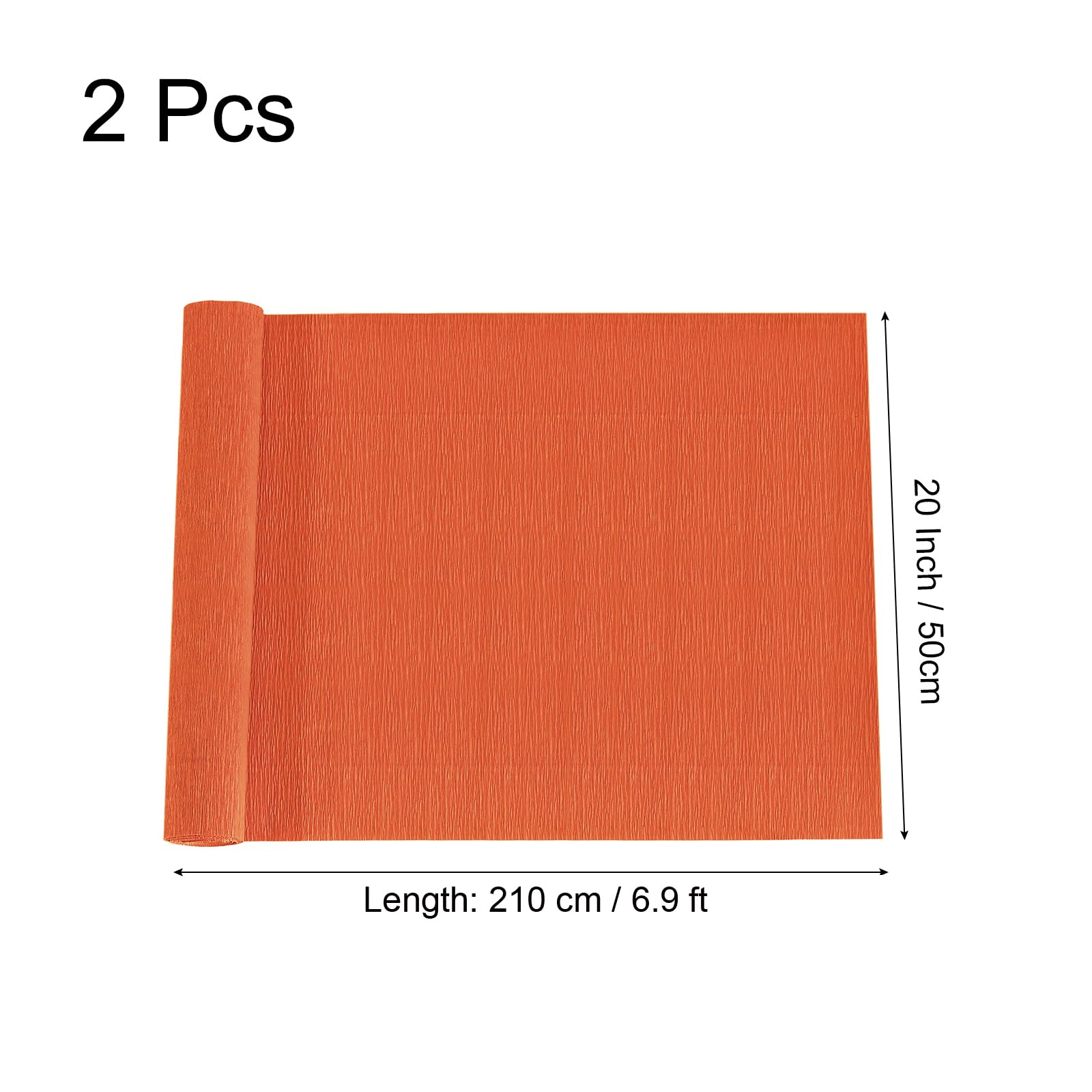 Lot De 2 Rouleaux Papier Crépon Blanc Laiteux 2,1 M X 50,8 Cm - Décoration Mariage, Fêtes Et Cérémonies