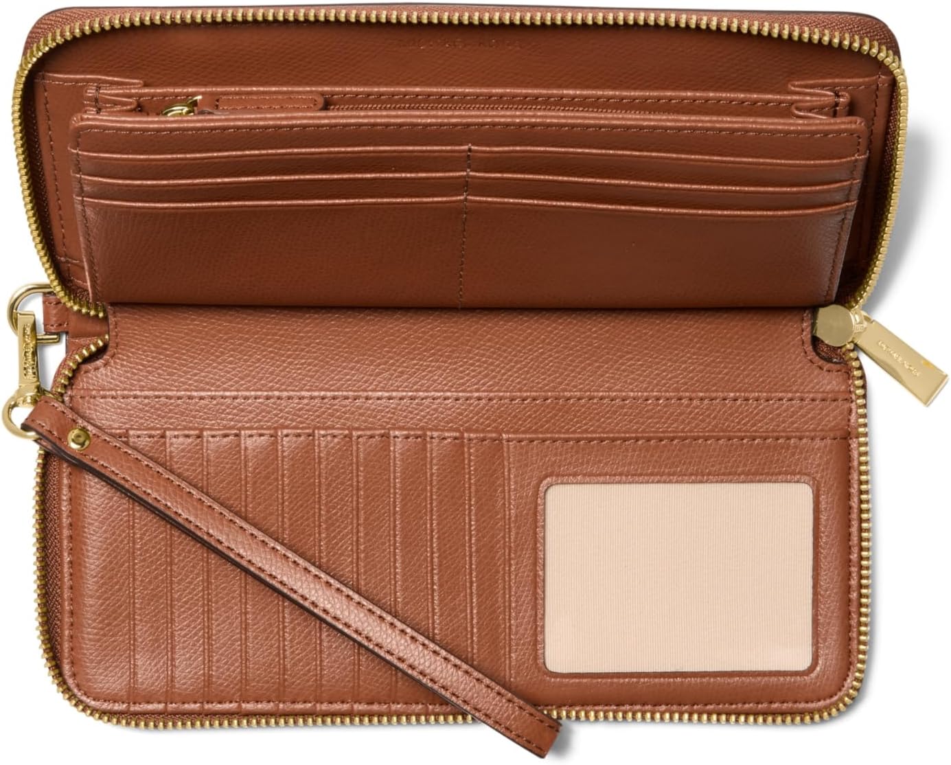 Michael Kors Jet Set Travel Continental, Gold-Tone Hardware/Sahara Leather/Luggage