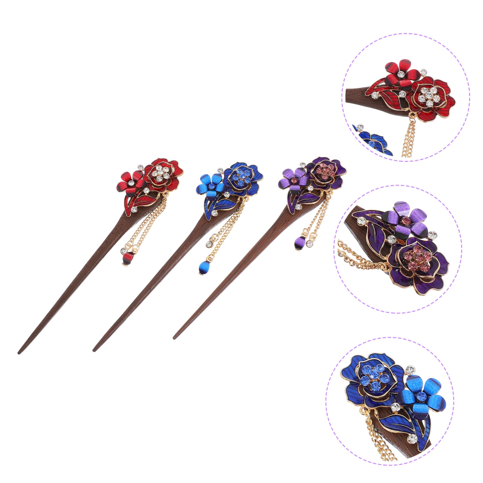 DOITOOL 9stücke Teiliges Ethnische Haarnadeln Aus Handgefertigte Vintage Haarstäbchen Für Traditionelle Frisuren Und Stilvolle Akzente